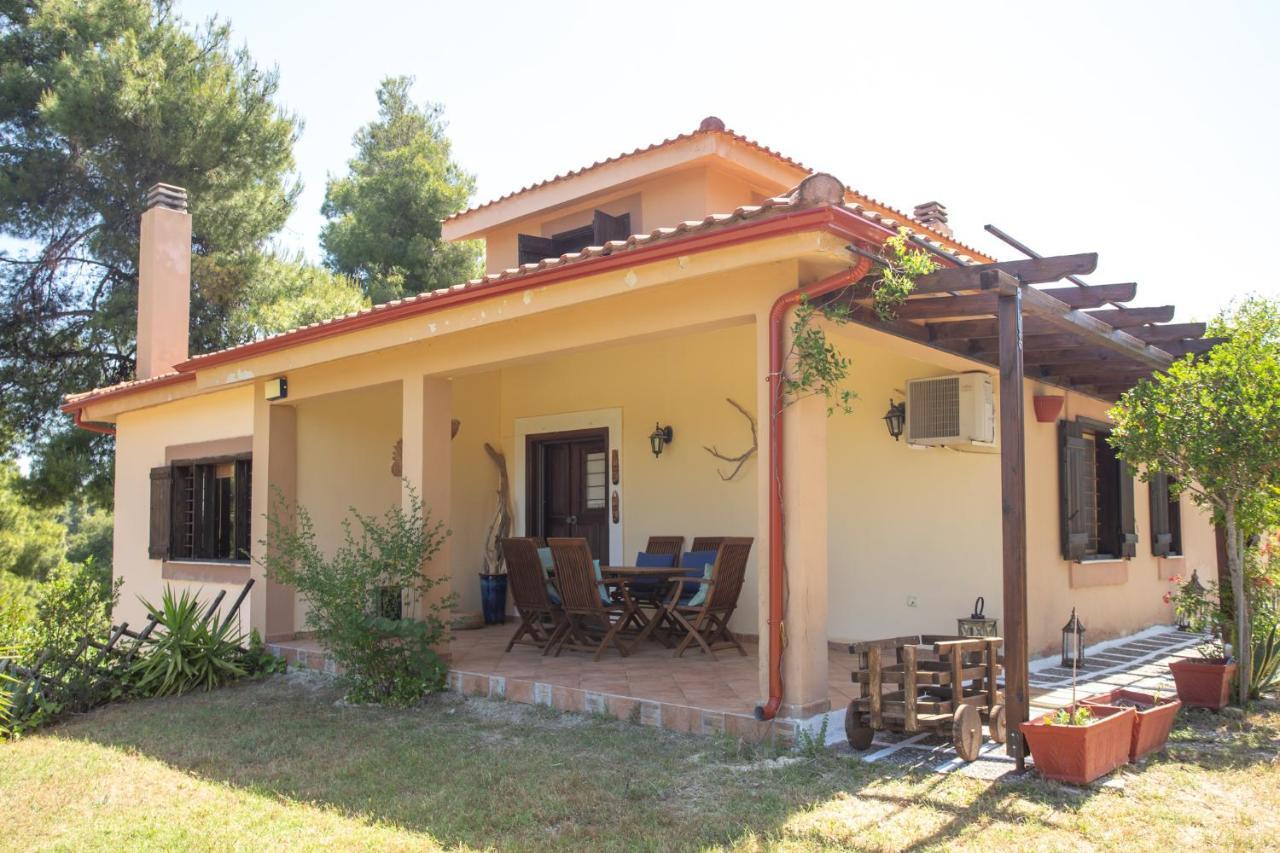 Residence On The Hill Near The Sea Siviri Exterior foto